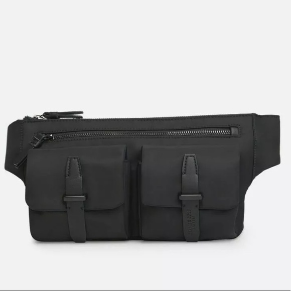 Kenneth Cole Handbags - Kenneth Cole Black Nylon Belt Bag NWOT